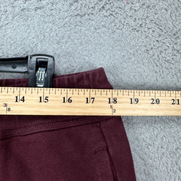 American Eagle Mens Performance Jogger Pants XL Burgundy Drawstring Stretch Logo - Picture 5 of 8